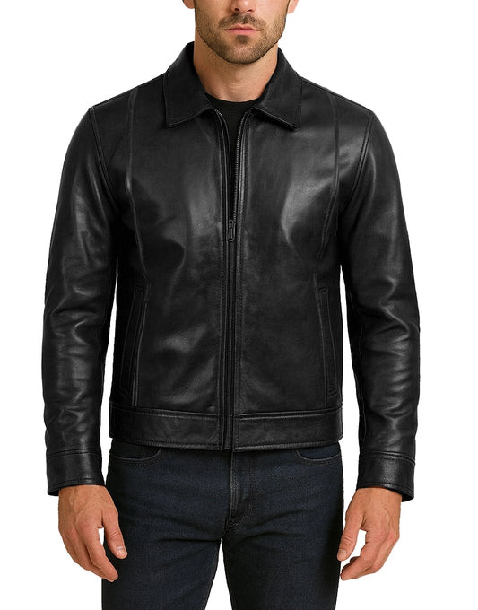 Mens-Reeves-Harrington-Black-Real-Leather-Jacket-MLTHR-0006-front-1.webp