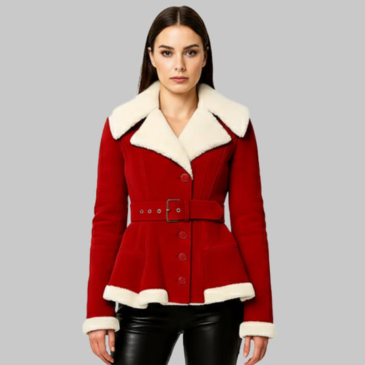 Women_sRedPeplumSuedeJacket