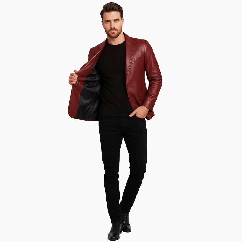 100_GenuineLeatherBlazerForMen