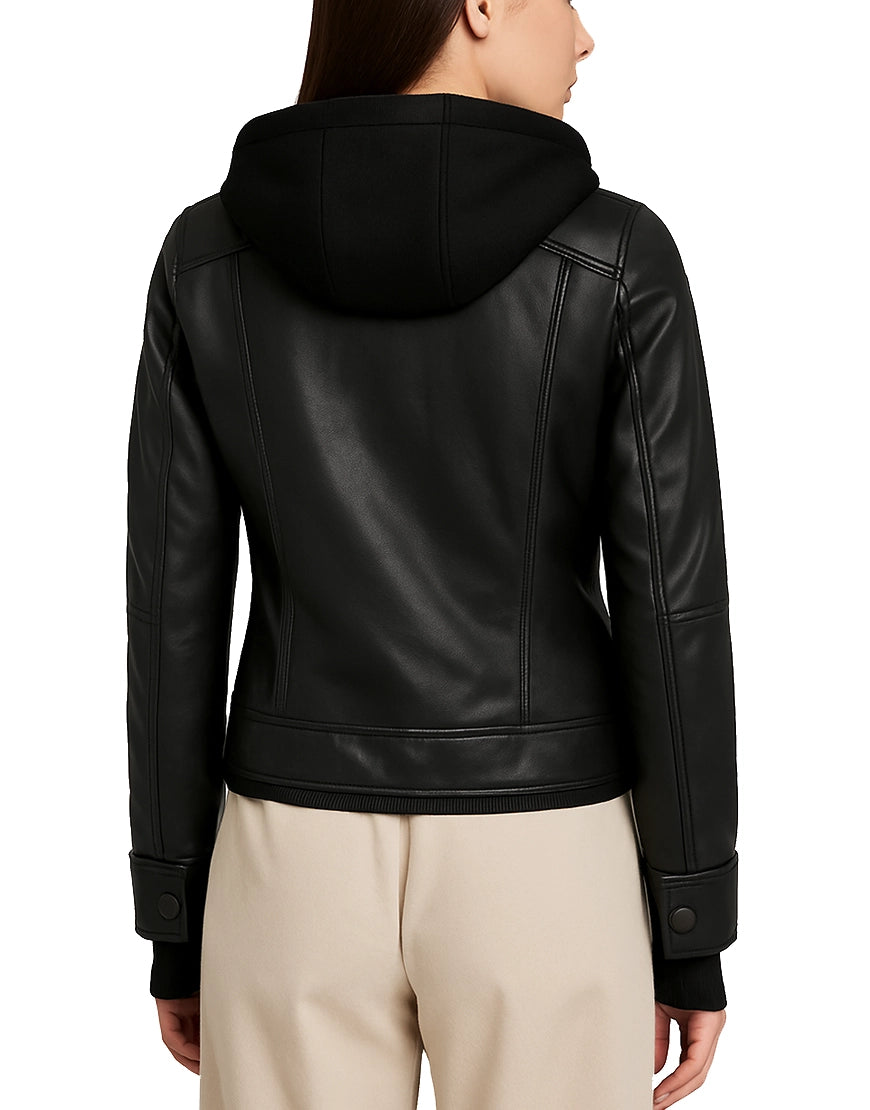 Womens-Black-Leather-Bomber-Jacket-with-Removable-Hood-WBMBR-0002-back.webp