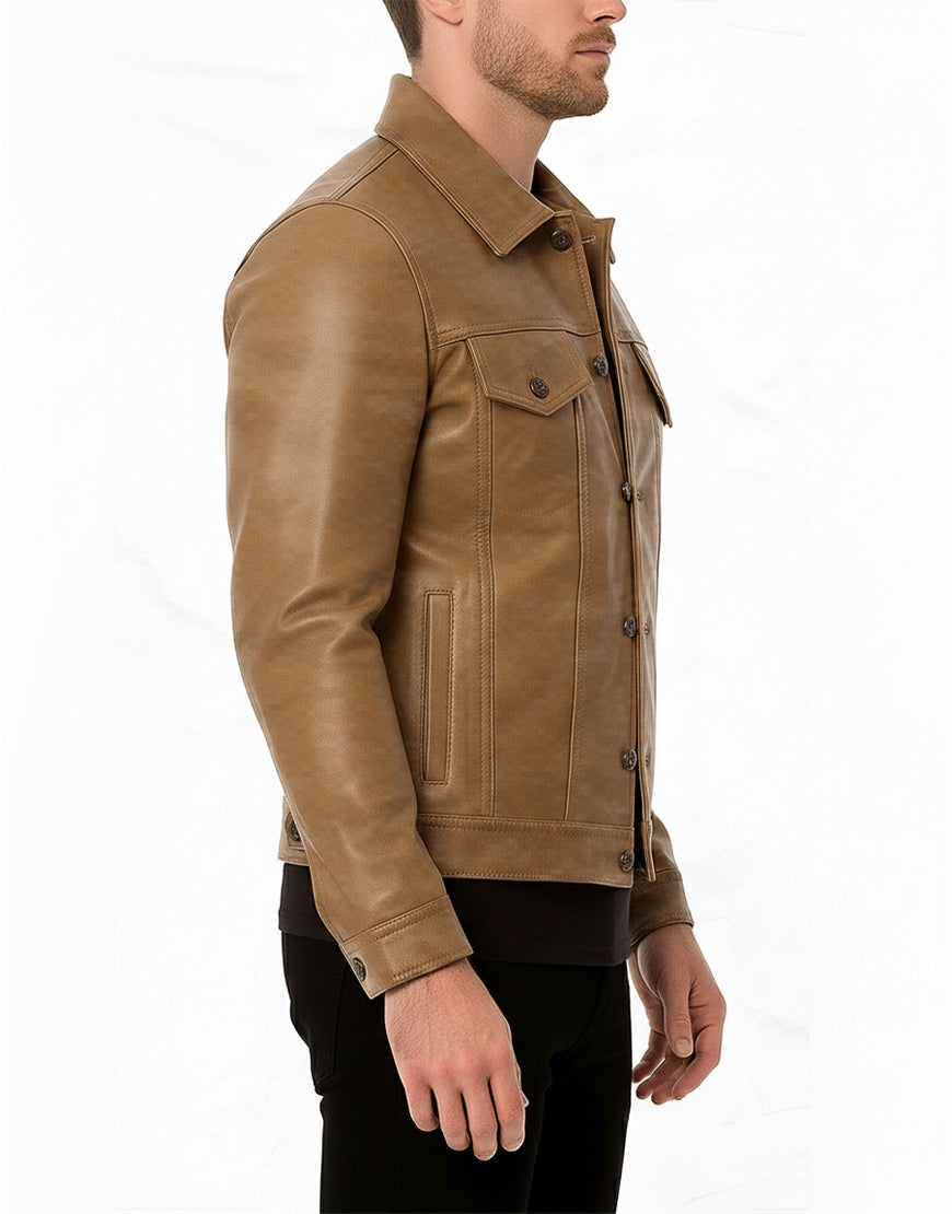 Mens-Distressed-Brown-Leather-Trucker-Jacket-side-view-UEJ-MLTHR-0008-CML.jpg