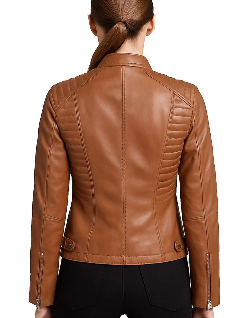 Womens-Tan-Lambskin-Leather-Jacket-WLTHR-0015-back.webp