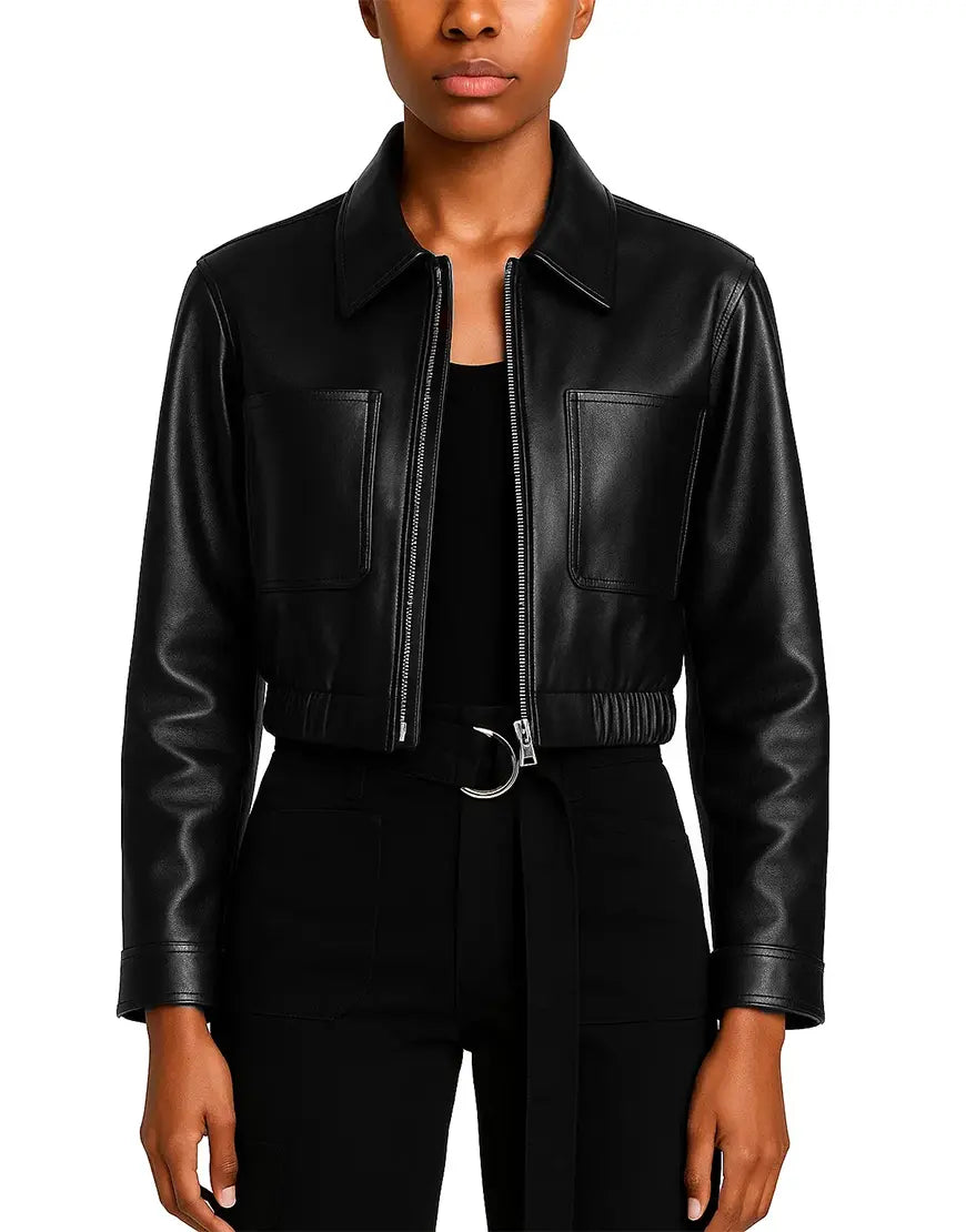 Cropped-Glossy-Black-Leather-Jacket-For-Women-front-UEJ-WLTHR-0026-BLK.webp