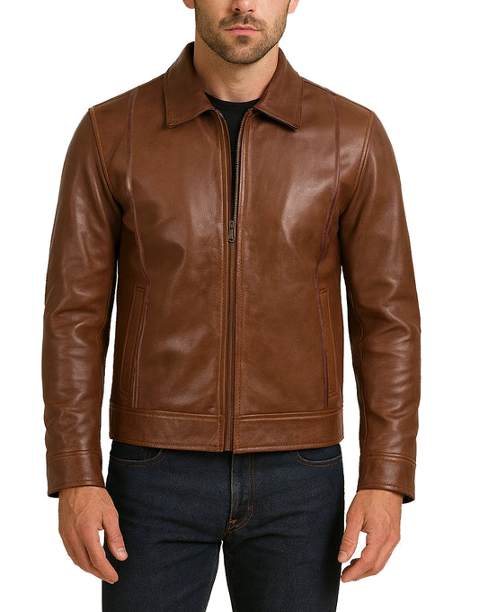 Mens-Reeves-Harrington-Cognac-Real-Leather-Jacket-MLTHR-0006-front.webp