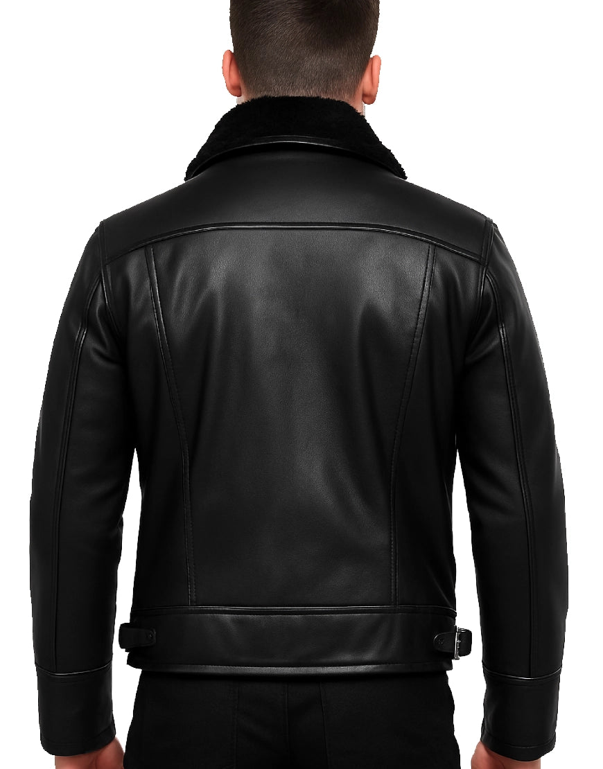 Mens-B3-Bomber-Black-Shearling-Leather-Jacket-MSHRL-0004-back-1.webp