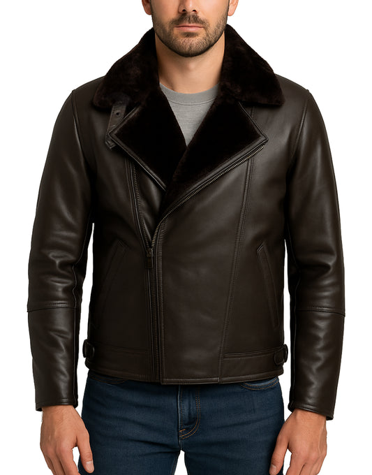 Mens-Dark-Brown-Shearling-Leather-Moto-Jacket-MSHRL-0010-front.webp