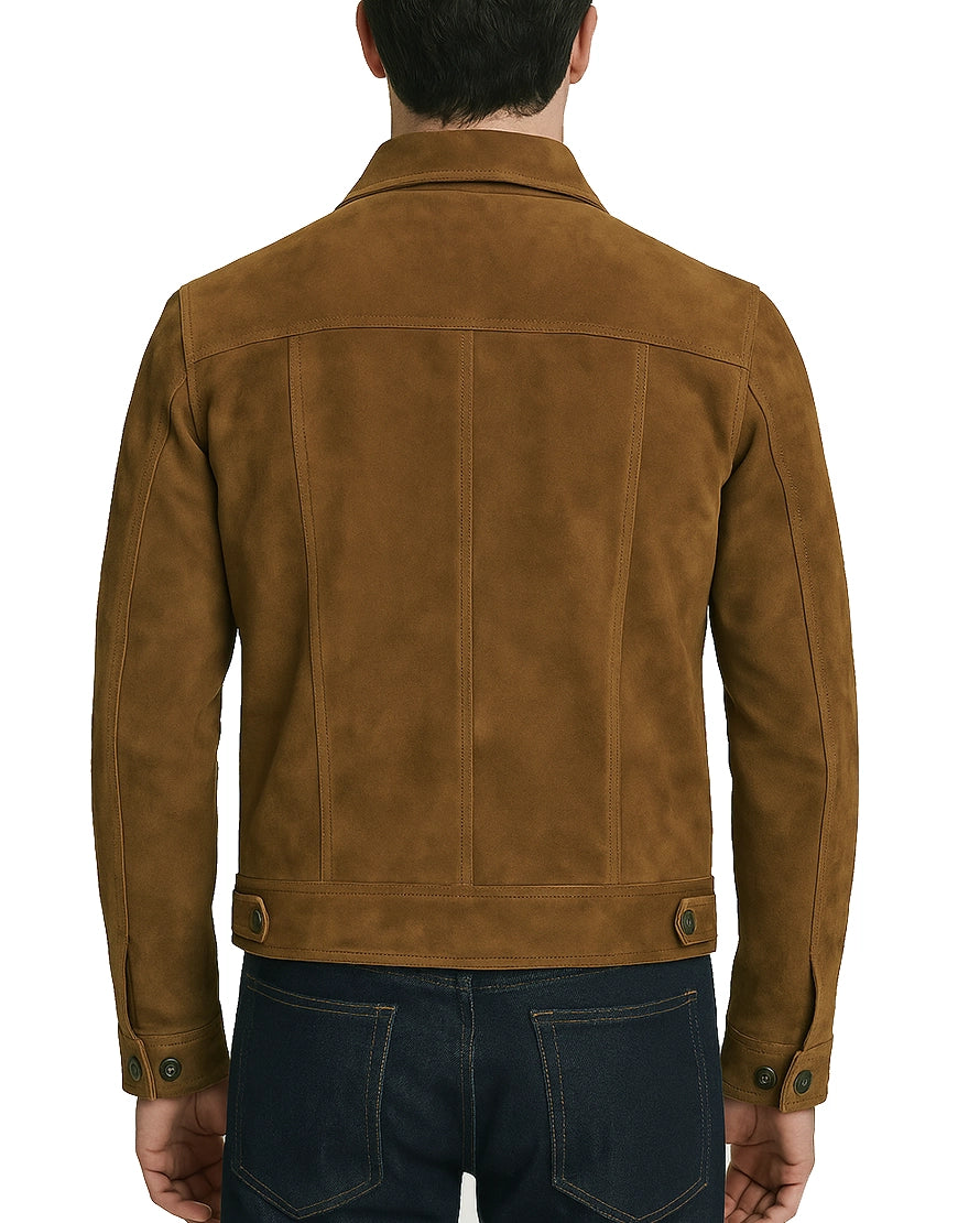 Mens-Real-Tan-Suede-Trucker-Jacket-MSUED-0002-Back.webp