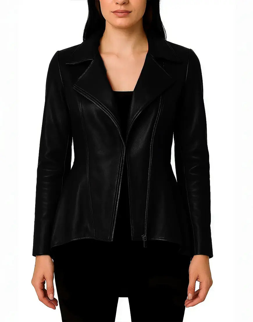 Asymmetrical-Black-Leather-Peplum-Jacket-For-Women-front-view-UEJ-WCOAT-0003-BLK-1.webp