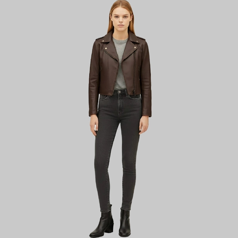 BikerLeatherJacketForWomen