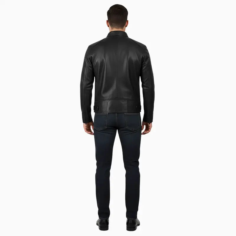 BikerStyleLeatherJacketMen