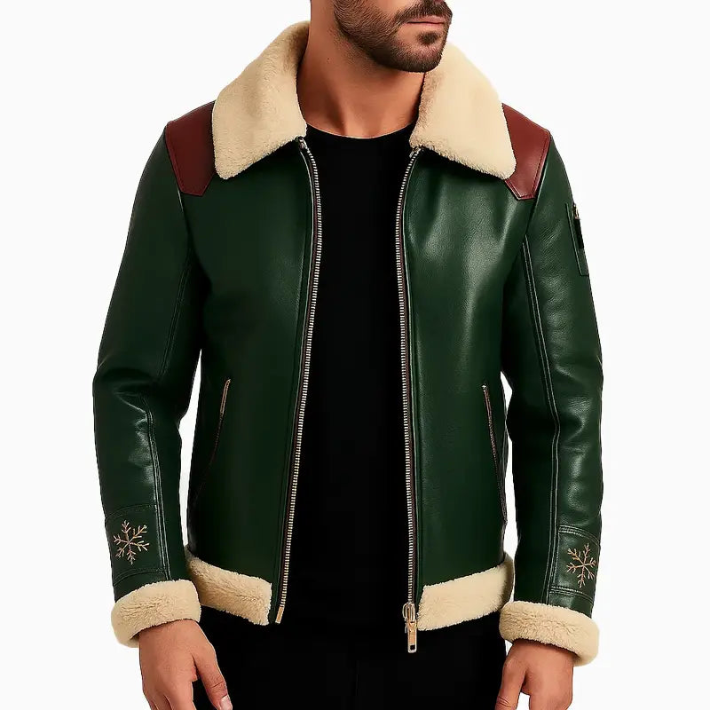 Men_sAviatorShearlingStyleJacketwithRedLeatherPattern