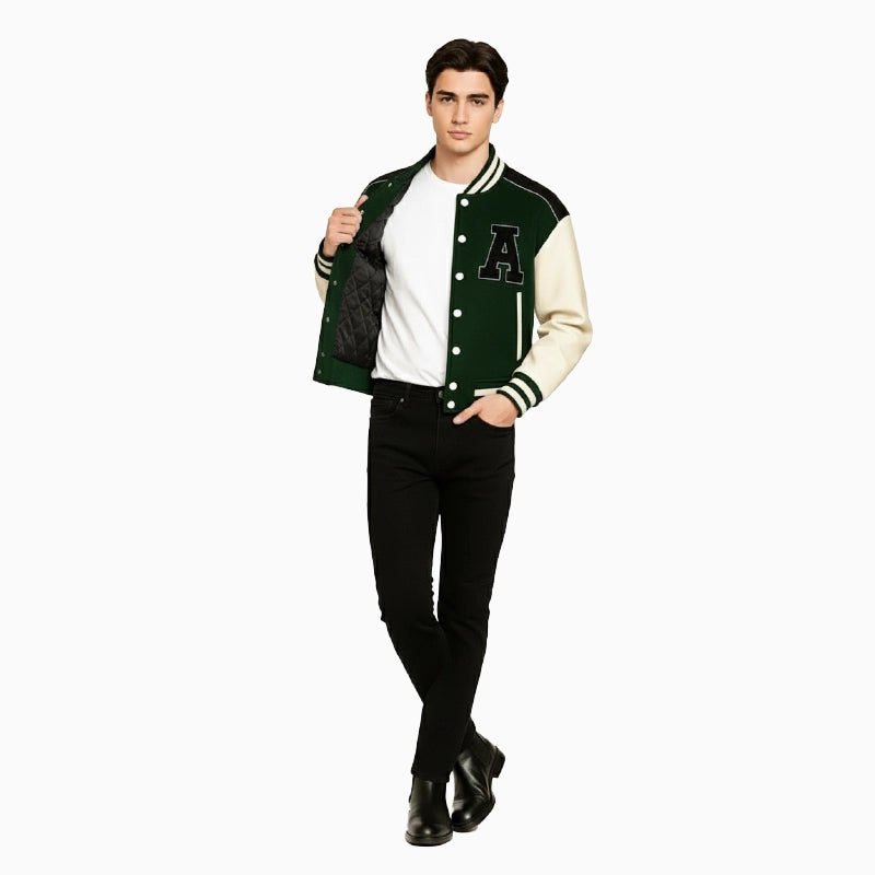 Men_sGreen_WhiteVarsityJacket
