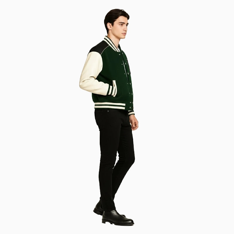 MensGreen_WhiteVarsityJacket