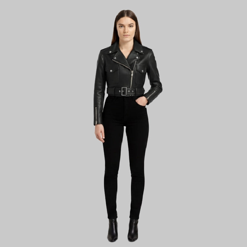 RealLeatherBlackJacketForWomen