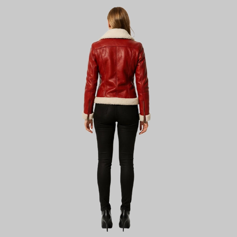Women_sBikerLeatherJacketShearling