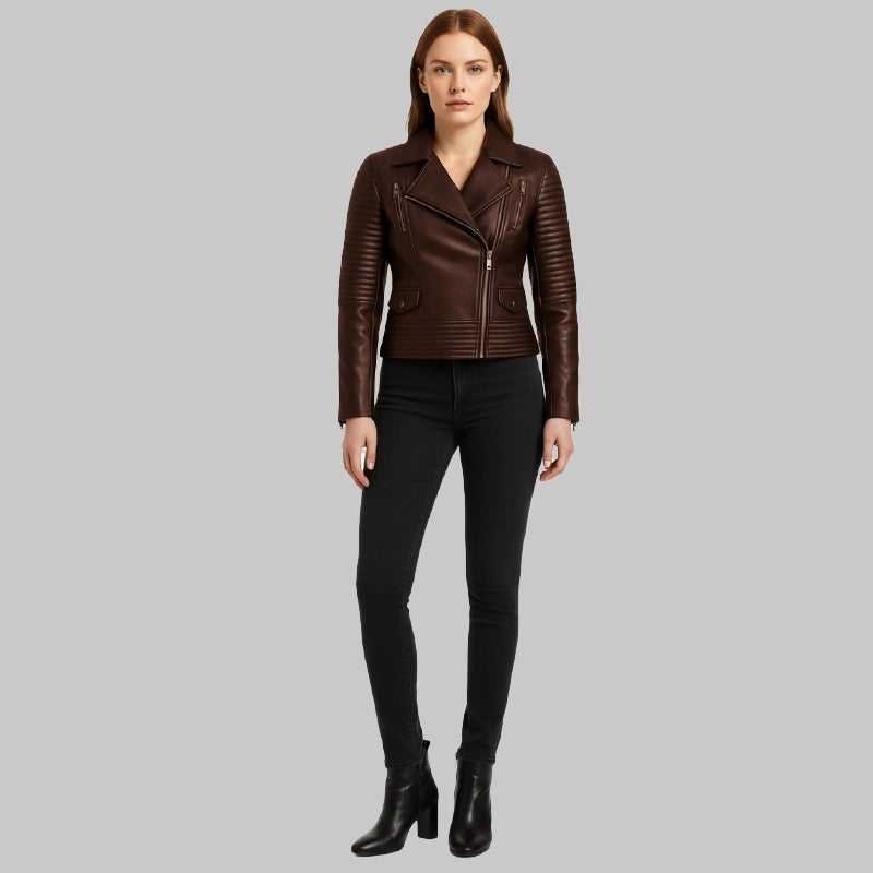 Women_sDarkBrownLeatherJacket