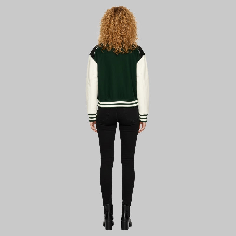 Women_sGreenWhiteVarsityJacket