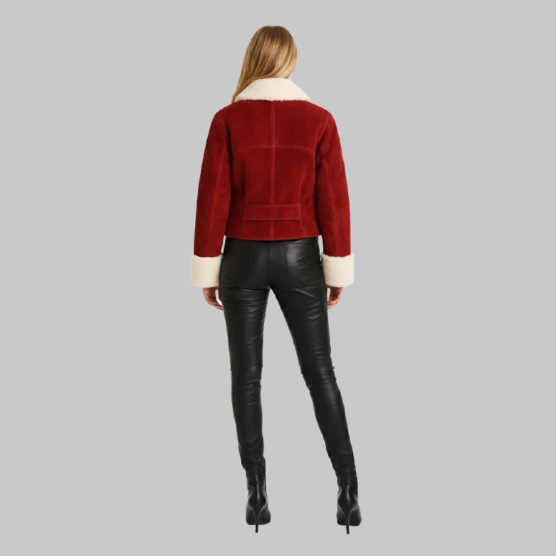 Women_sRedSuedeShearlingJacket