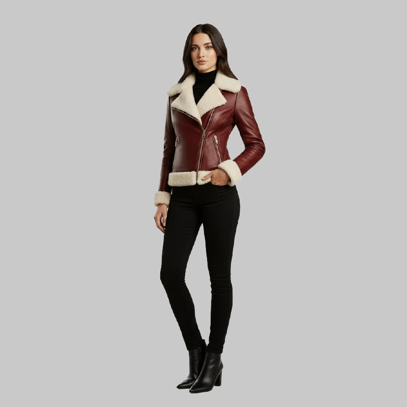 Women_sStyleShearlingLeatherJacket