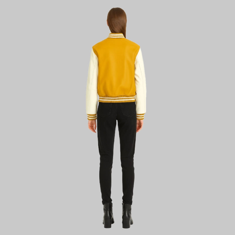 Women_sYellowWhiteVarsityJacket