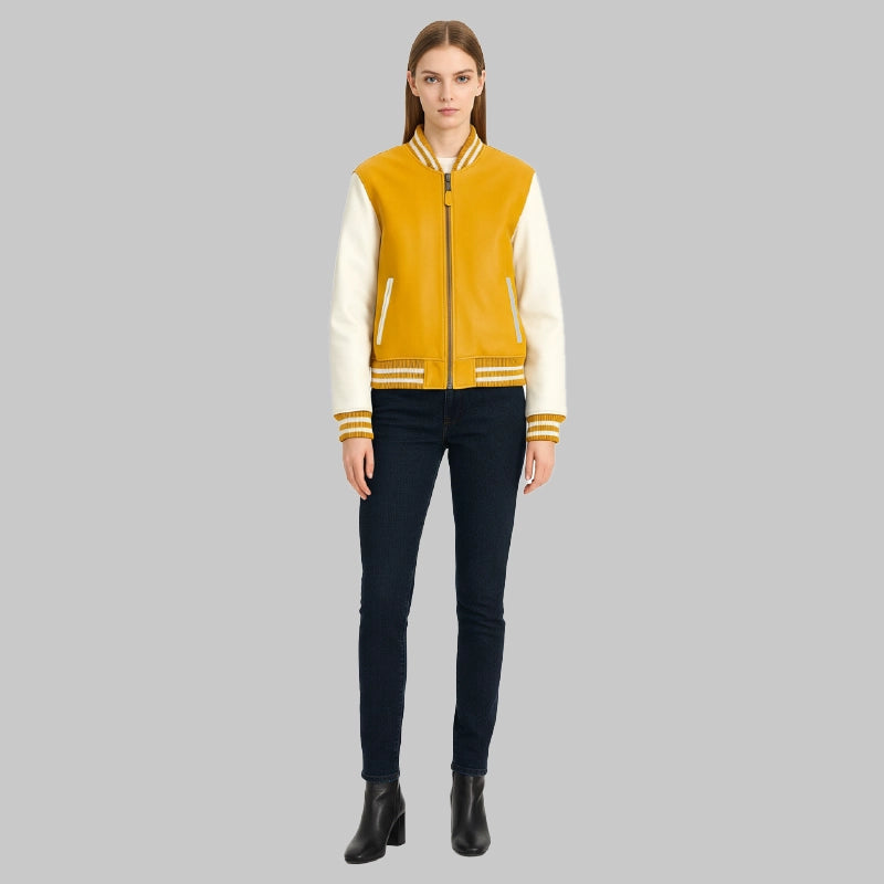 Women_sYellowandWhiteJacket