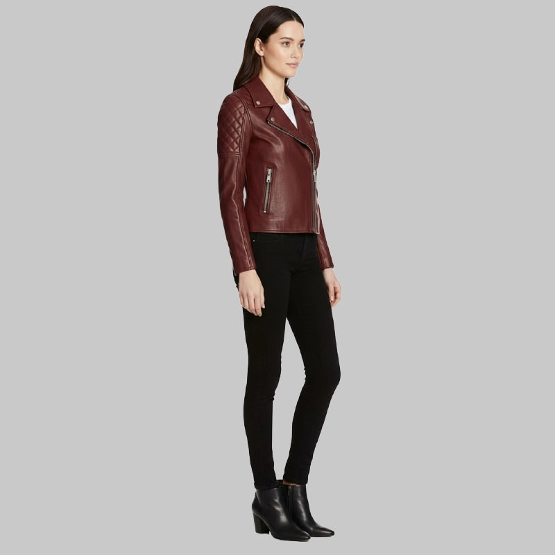WomensBurgundyOklahomaJacket