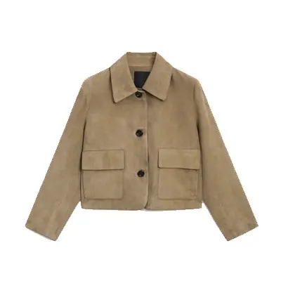 Women Suede Jacket