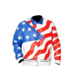 American Flag Vanilla Ice Leather Jacket