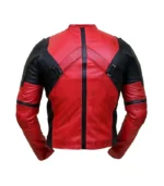 Deadpool Wade Wilson Red Leather Jacket - Image 2