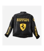 Ferrari Black F1 Leather jacket - Image 2