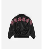 Wasted Paris Kingdom Curve Black Bomber Varsity Jacket - Image 2