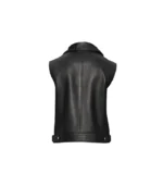 Men's Leather Vest The Kooples Black Blouson - Image 2