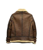Men’s B3 Shearling Leather Aviator Jacket - Image 2