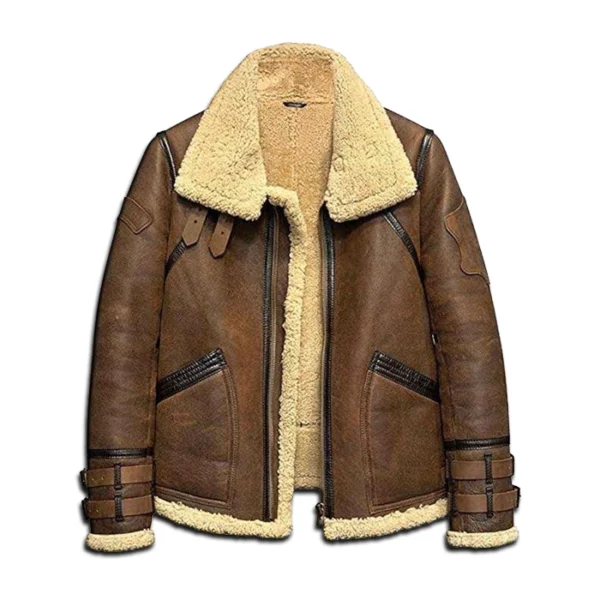 Men’s B3 Shearling Leather Aviator Jacket