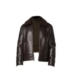 Men’s Brown Leather Pilot Jacket