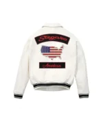 US Map Leather Jacket - Image 2