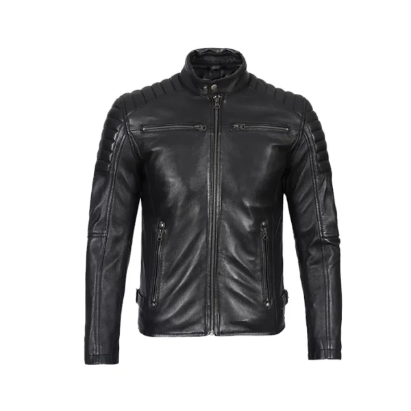 Women’s Real Leather Biker Jacket